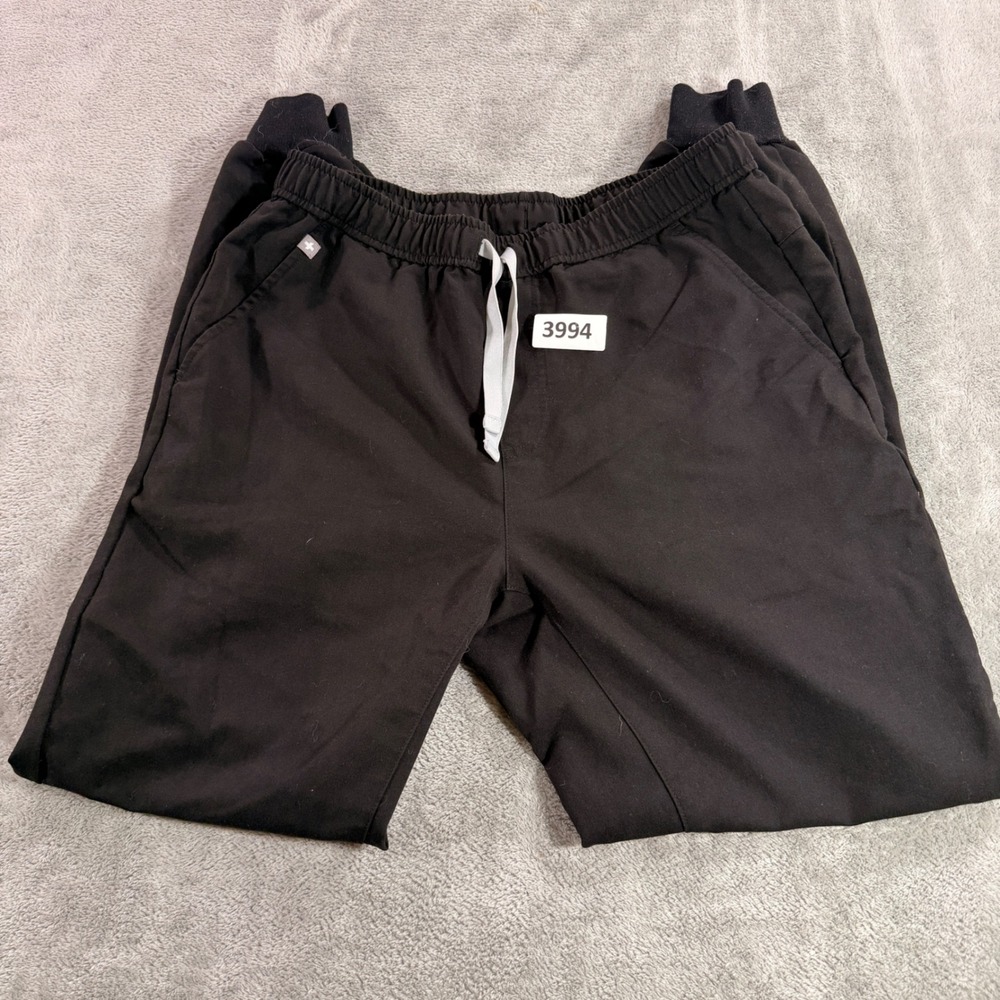 FIGS Scrub Pants Womens Medium Black Technical Collection Jogger M21SW2051